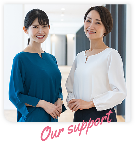 our support